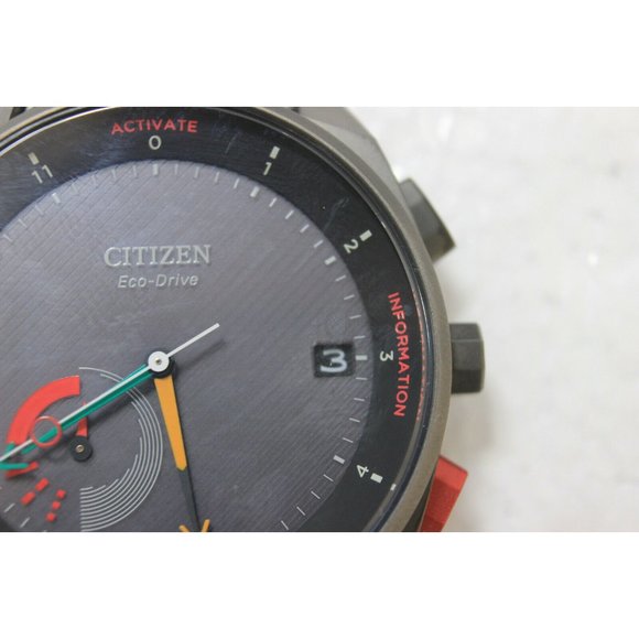 CITIZEN BZ7007-01E Eco-Drive Riiiver Watch Men's Smartwatch Bluetooth Solar - Picture 7 of 8